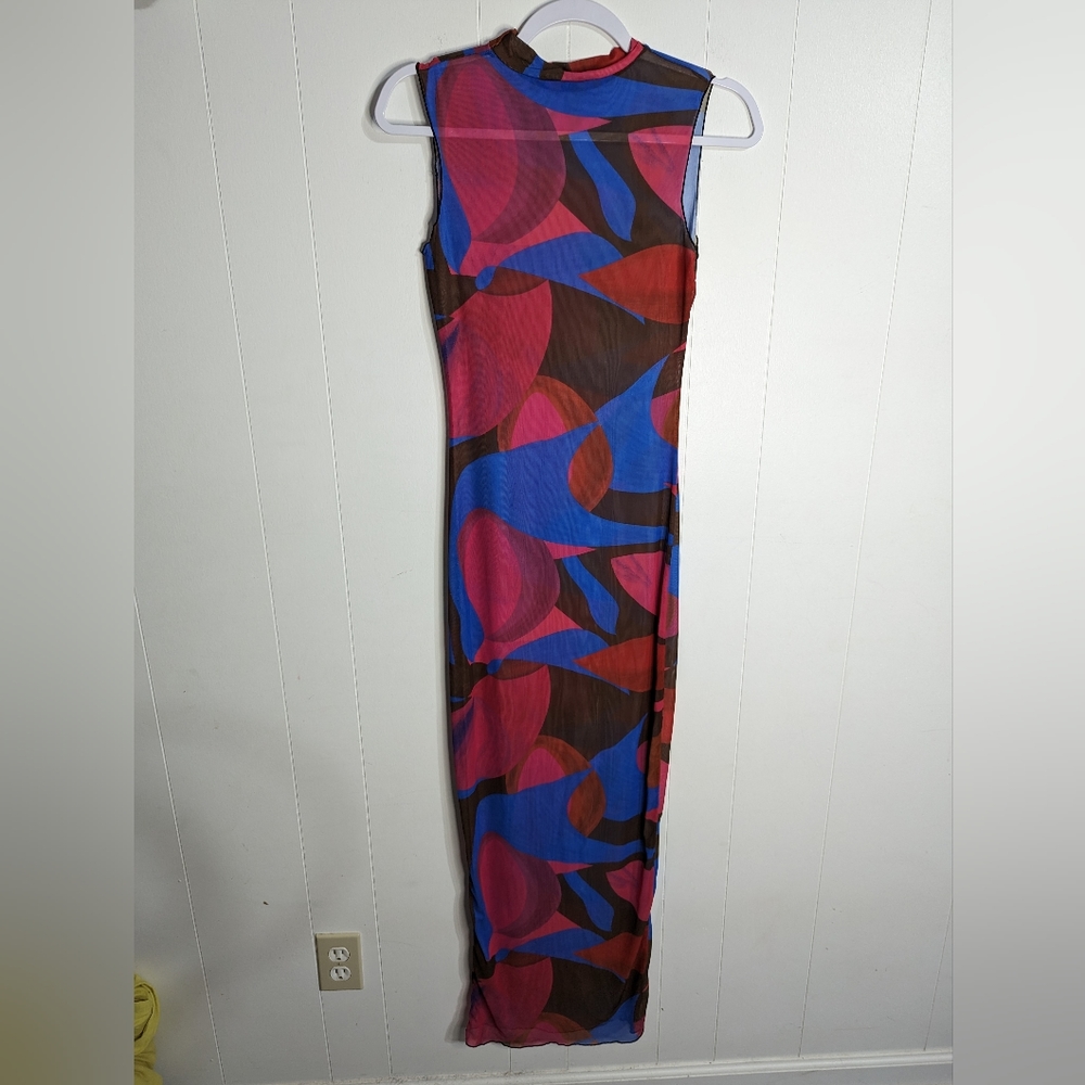 Matte Collection sheer maxi dress - size L